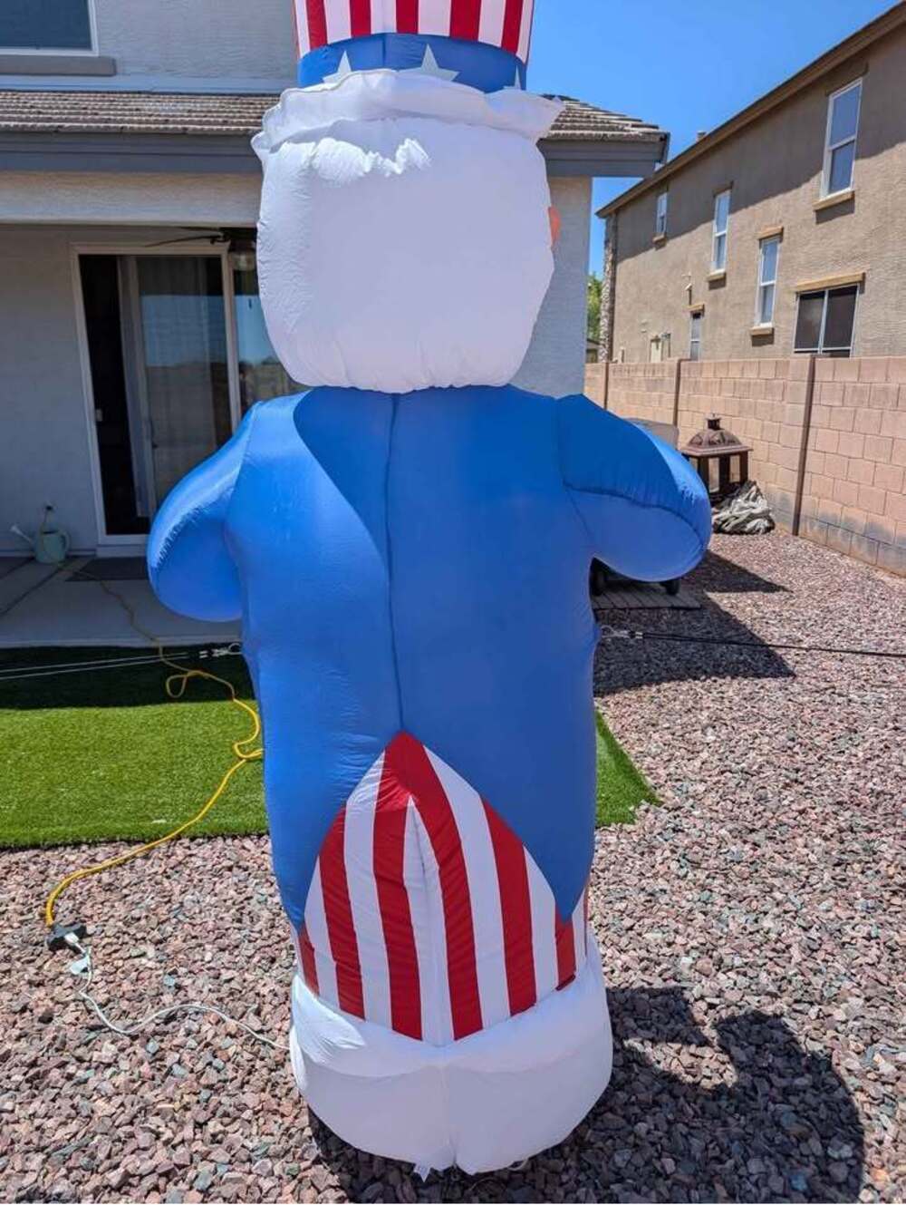 Uncle Sam Inflatable Yard Decoration - Picture 5 of 9